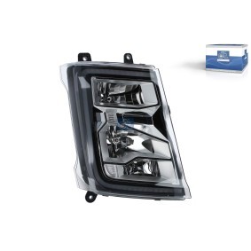 Side profile of the DT Spare Parts 13.00167 headlight showing depth.