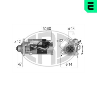 ERA 220561 starter motor | 5.5 kW | 24V | ASTRA HD 8 | New