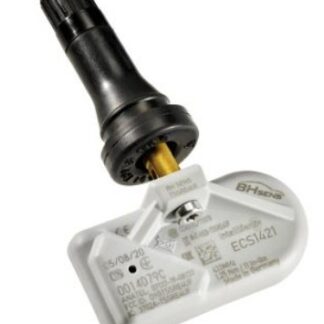 Buy the HUF 73907412 tyre pressure sensor for ERF ECL vehicles. 433MHz, metal valve, black housing, screw connection. New TPMS sensor with fast shipping.