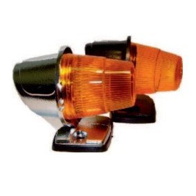 MULTICAR Fumo side indicator 40126011 | PROPLAST | R5W | 12/24V | Chrome Housing