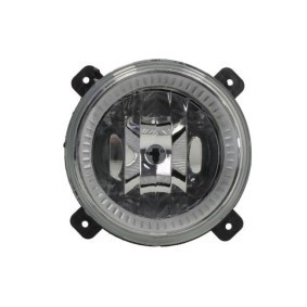 Comparison shot showing the brightness of the HL-FO003 headlight vs an old unit.