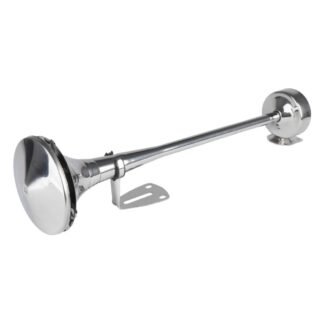 AMiO 04077 Horn 12-24V 520mm Chromed | Ships Today